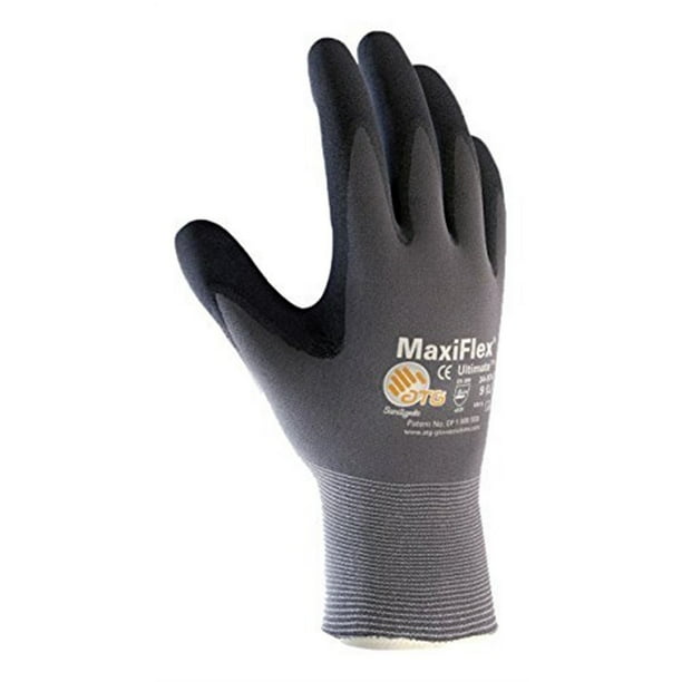 Pick Size GTek 34-875 MaxiFlex Ultimate Nitrile Foam Coated Gloves 12 Pair Pack